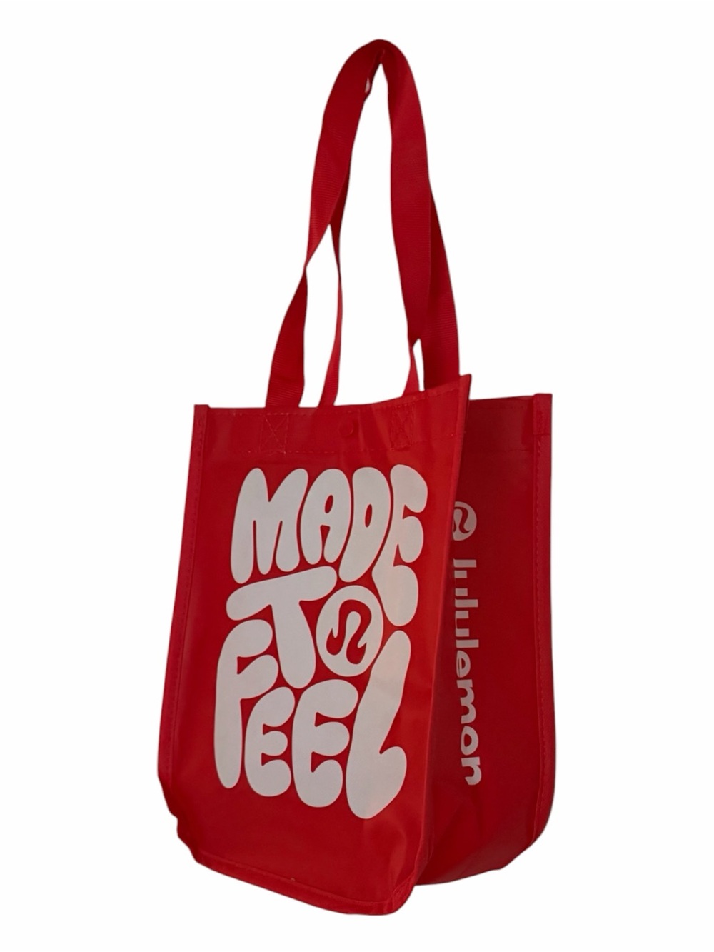 lululemon athletica Red 'Made to Feel' Graphic Reusable Tote